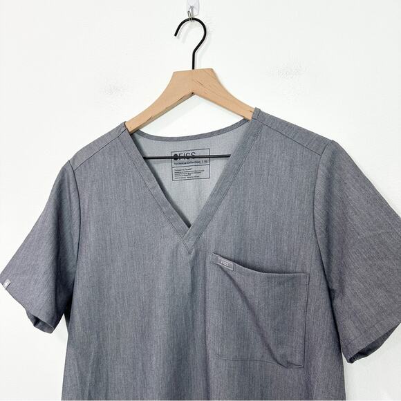 Figs Catarina One Pocket Scrub Top Graphite Gray size XL - Picture 3 of 6